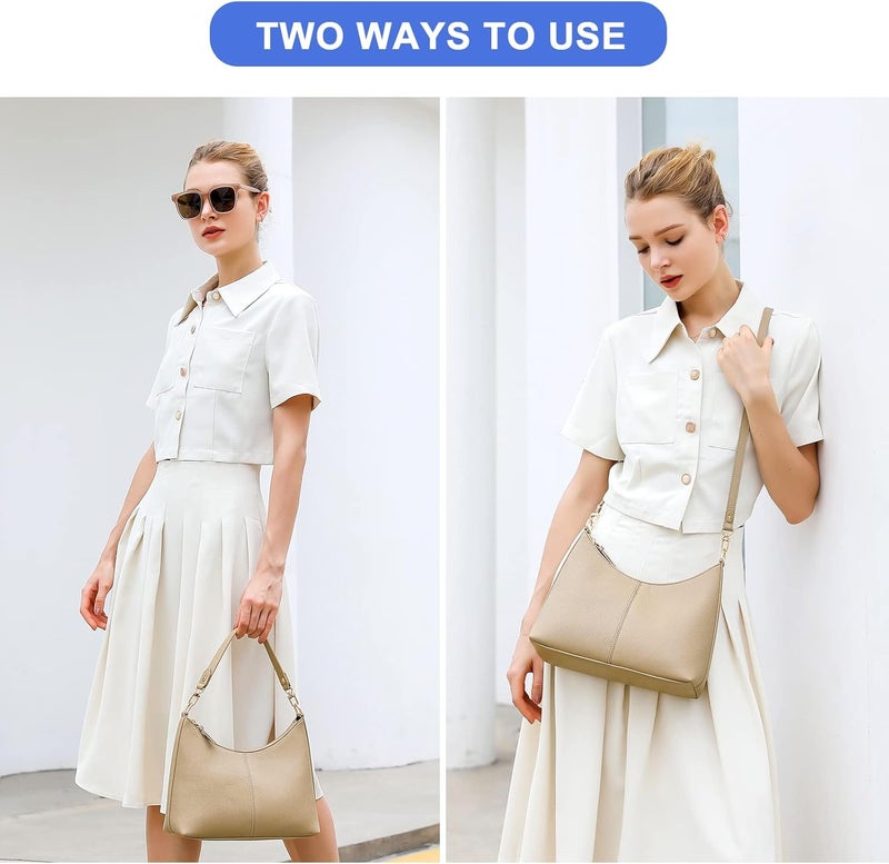 Keyli Small Shoulder Handbags for Women Mini Purse Waterproof Soft Leather Crossbody Bags for Work Shopping Travel - Image 2